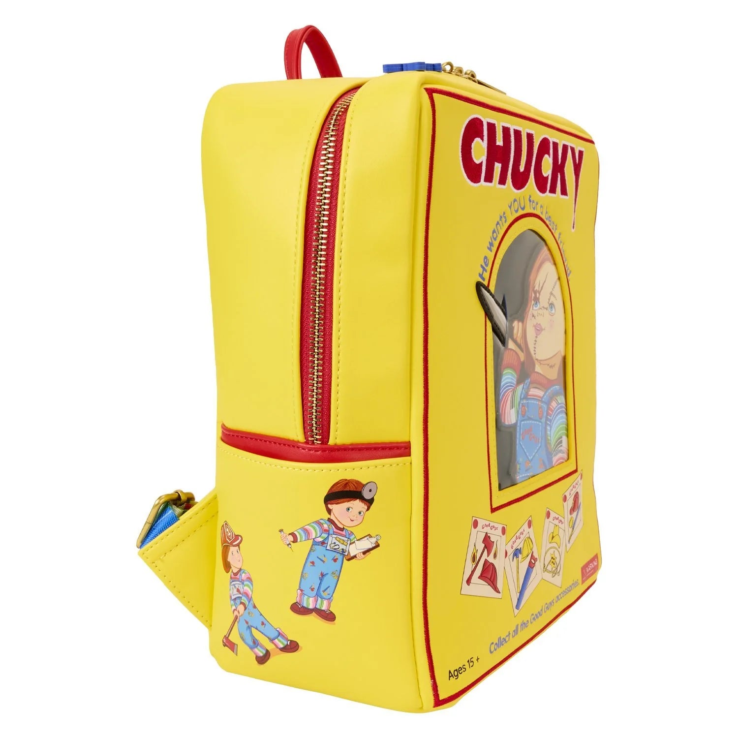 Loungefly Universal Child's Play Chucky Box Mini Backpack-3