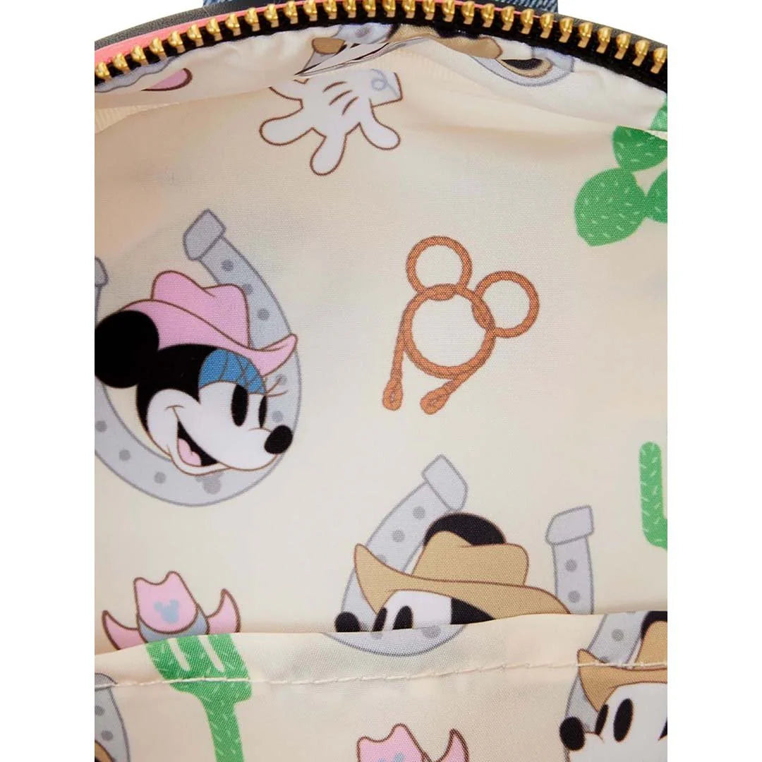 Loungefly Disney Western Mickey Mouse Cosplay Mini Backpack