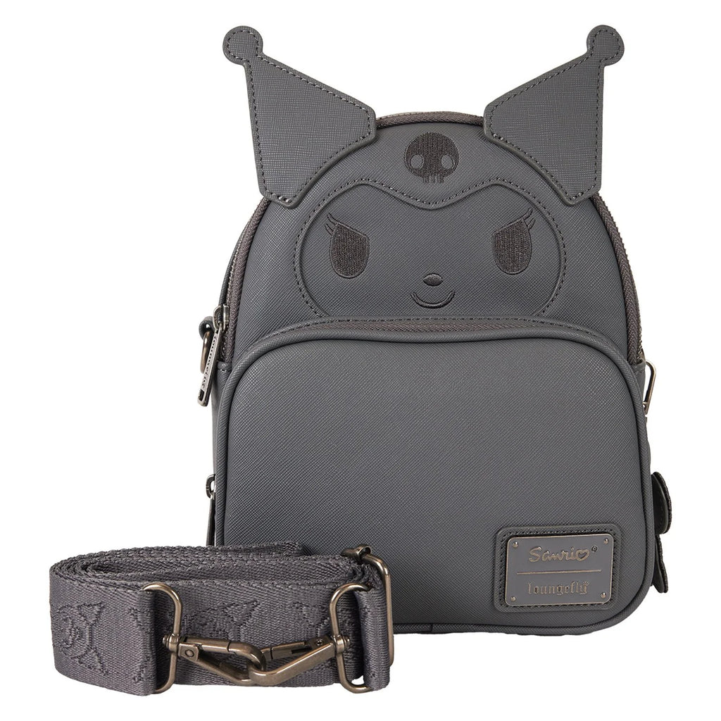 Loungefly Sanrio Kuromi Monochrome Cosplay Convertible Mini Backpack & Crossbody Bag