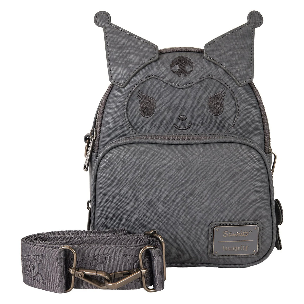 Loungefly Sanrio Kuromi Monochrome Cosplay Convertible Mini Backpack & Crossbody Bag-1