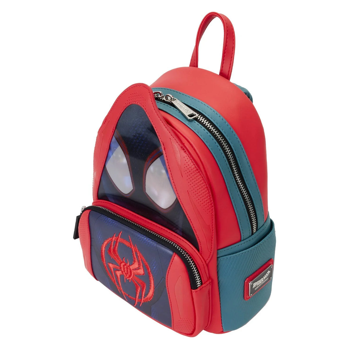 Loungefly Spider-Man: Across the Spider-Verse Miles Morales Hoody Cosplay Mini Backpack-7