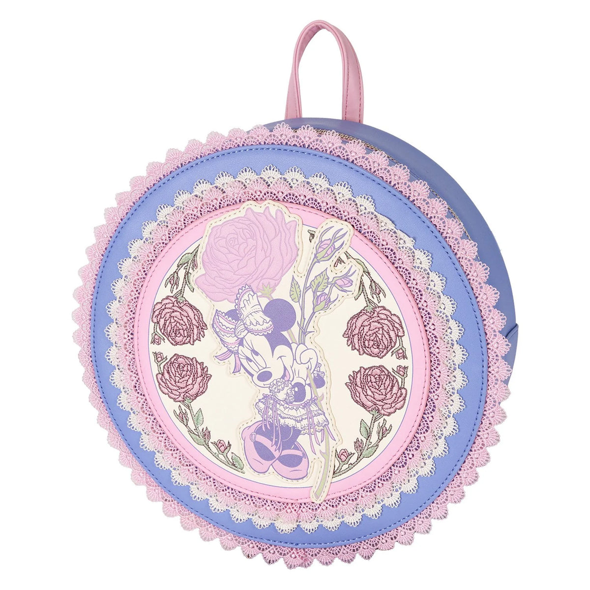 Loungefly Disney Minnie Floral and Lace Mini Backpack-zoom-2