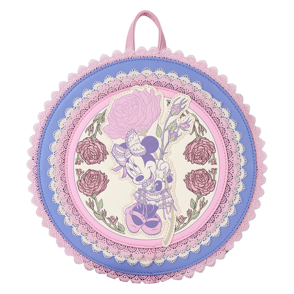 Loungefly Disney Minnie Floral and Lace Mini Backpack-1
