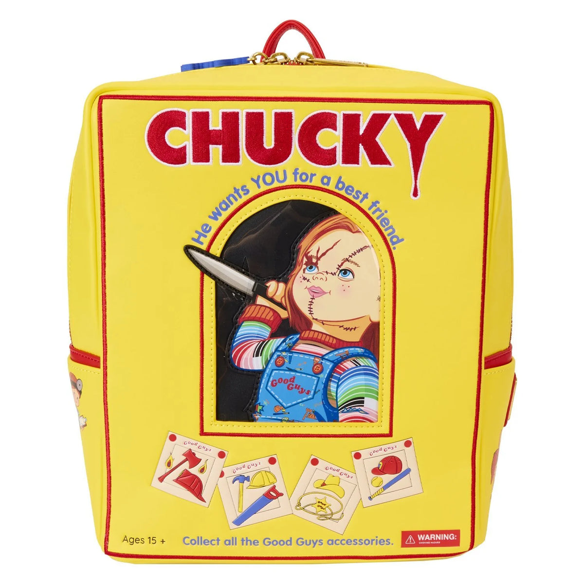 Loungefly Universal Child's Play Chucky Box Mini Backpack-zoom-1