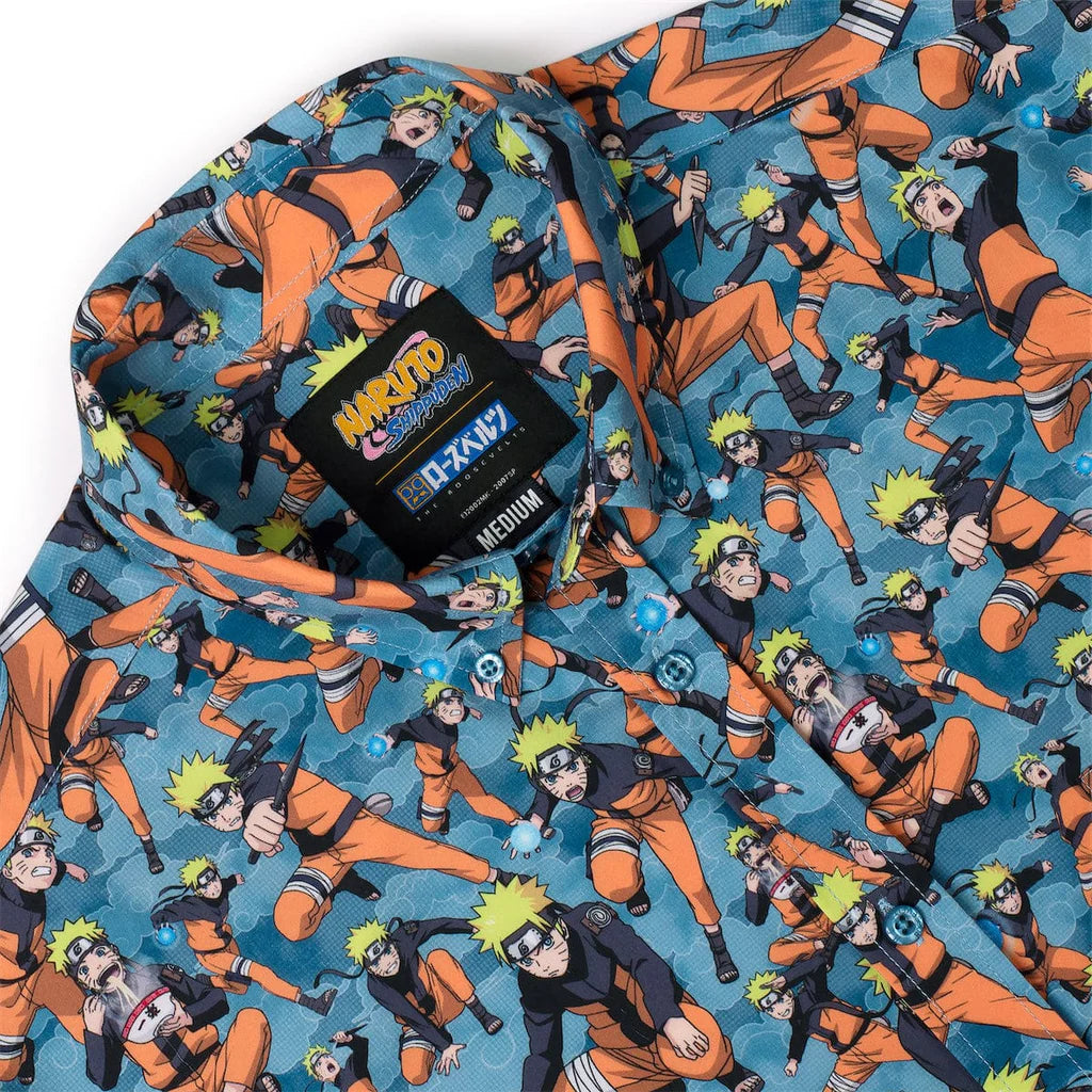 RSVLTS Naruto Shippuden "Naruto" KUNUFLEX Short Sleeve Shirt-2