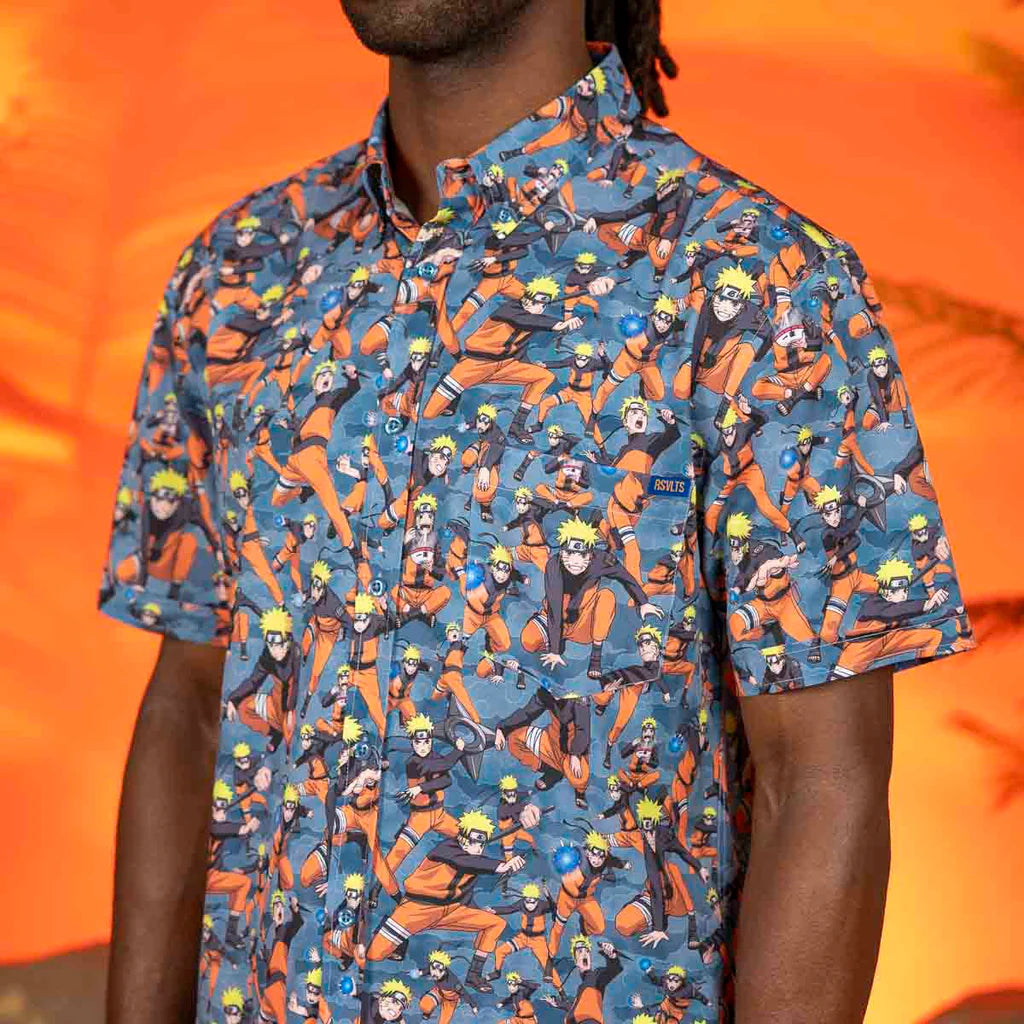 RSVLTS Naruto Shippuden "Naruto" KUNUFLEX Short Sleeve Shirt-zoom-1