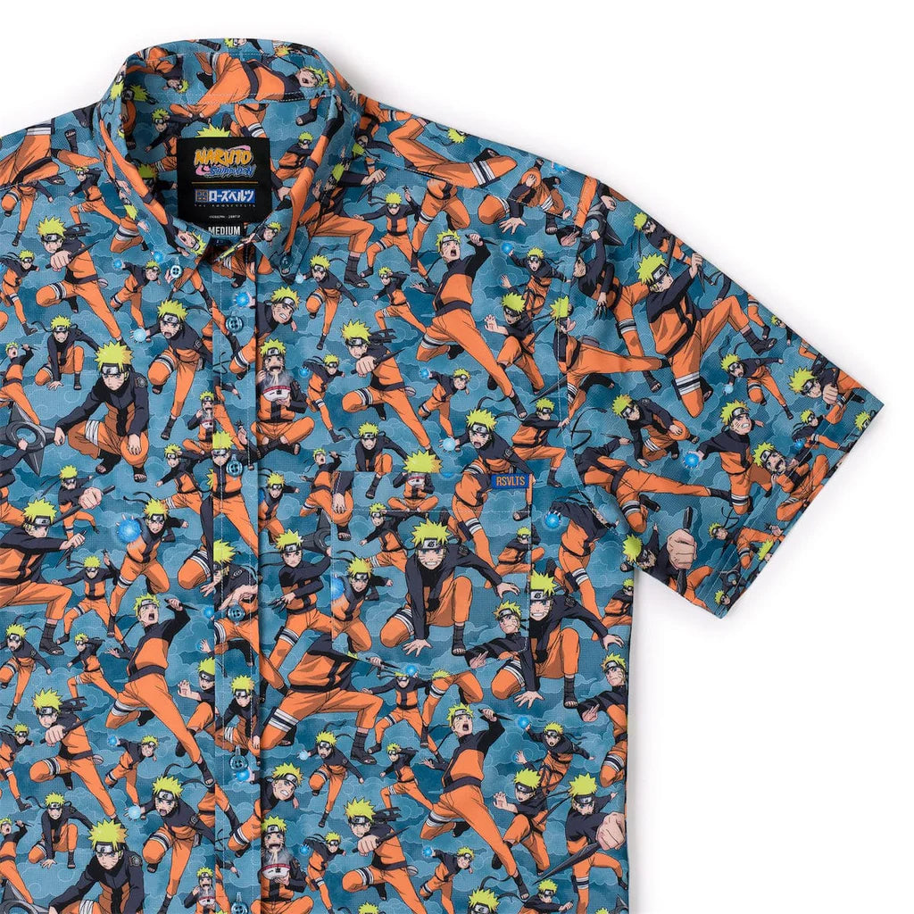 RSVLTS Naruto Shippuden "Naruto" KUNUFLEX Short Sleeve Shirt-zoom-6