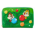 Loungefly Disney Chip And Dale Ornaments Zip Around Wallet