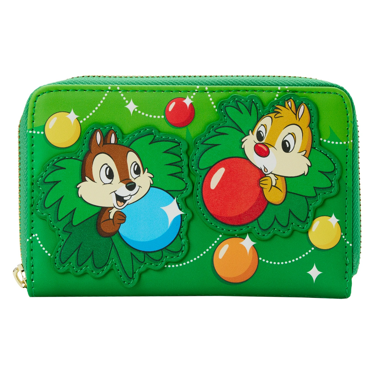 Loungefly Disney Chip And Dale Ornaments Zip Around Wallet-zoom-1