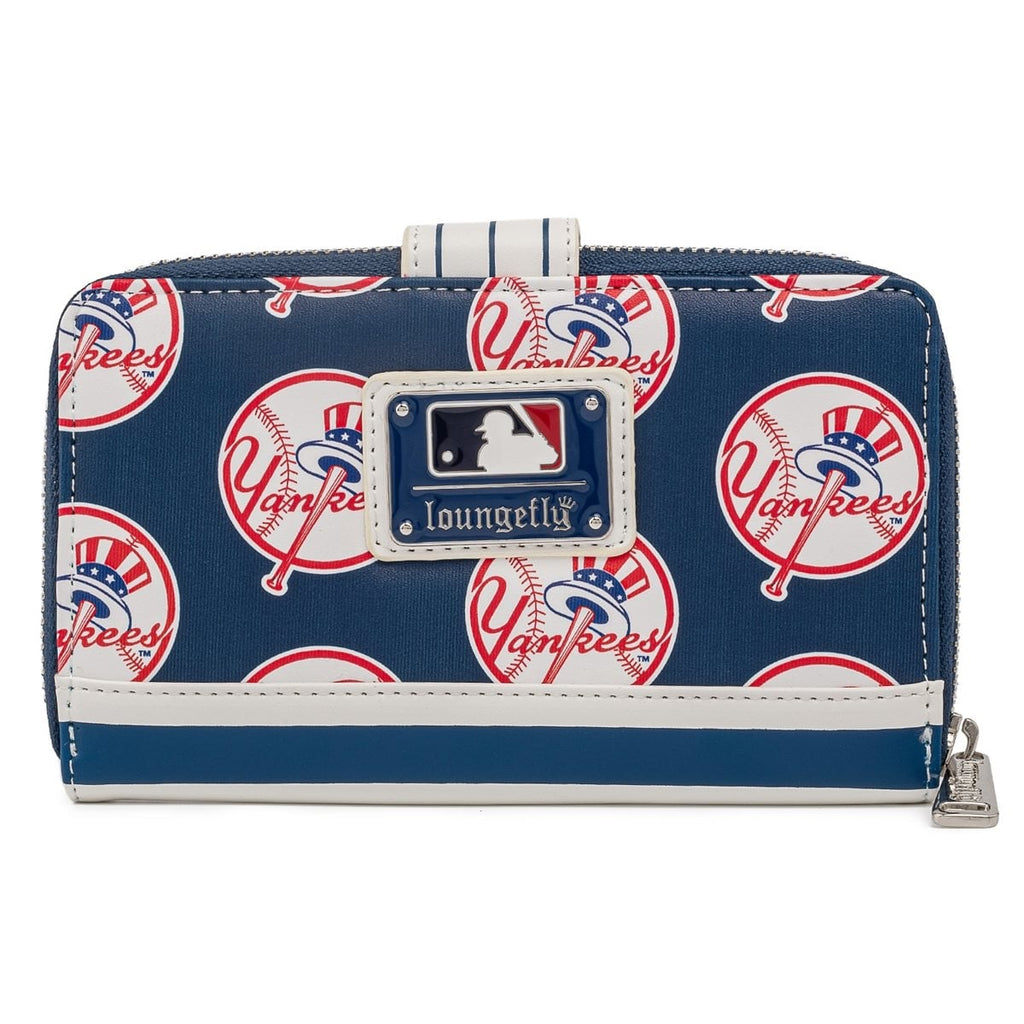 Loungefly MLB New York Yankees Logo AOP Wallet