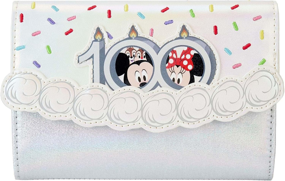 Loungefly Disney100 Anniversary Celebration Cake Flap Wallet-1