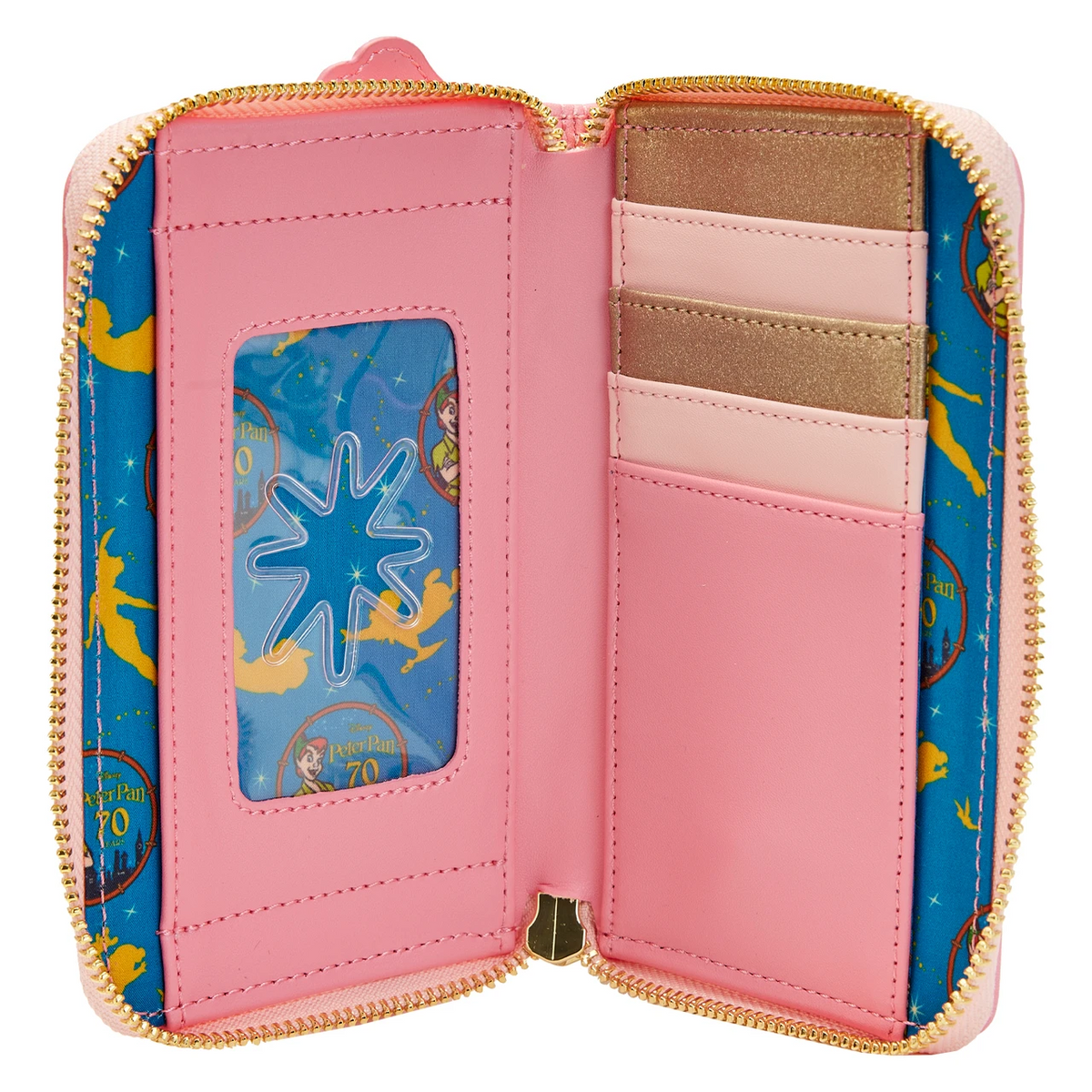Loungefly Disney Peter Pan You Can Fly 70th Anniversary Zip-Around Wallet
