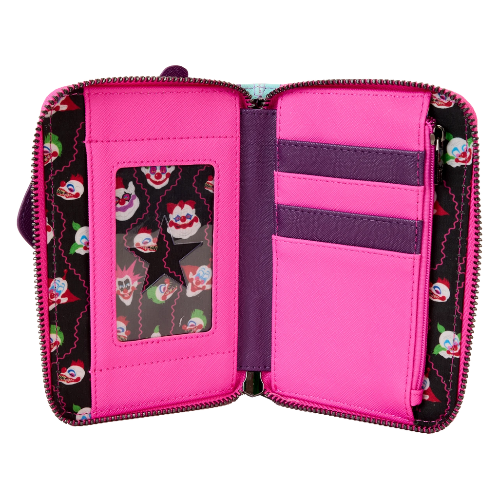 Loungefly MGM Killer Klowns From Outer Space Jumbo Cosplay Zip-Around Wallet