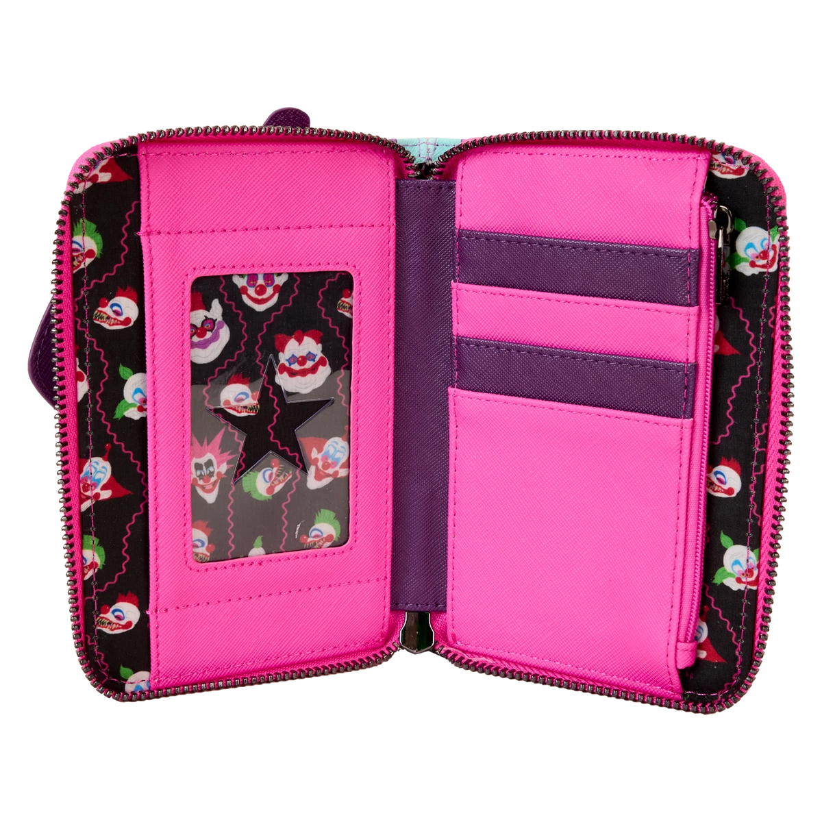 Loungefly MGM Killer Klowns From Outer Space Jumbo Cosplay Zip-Around Wallet-5