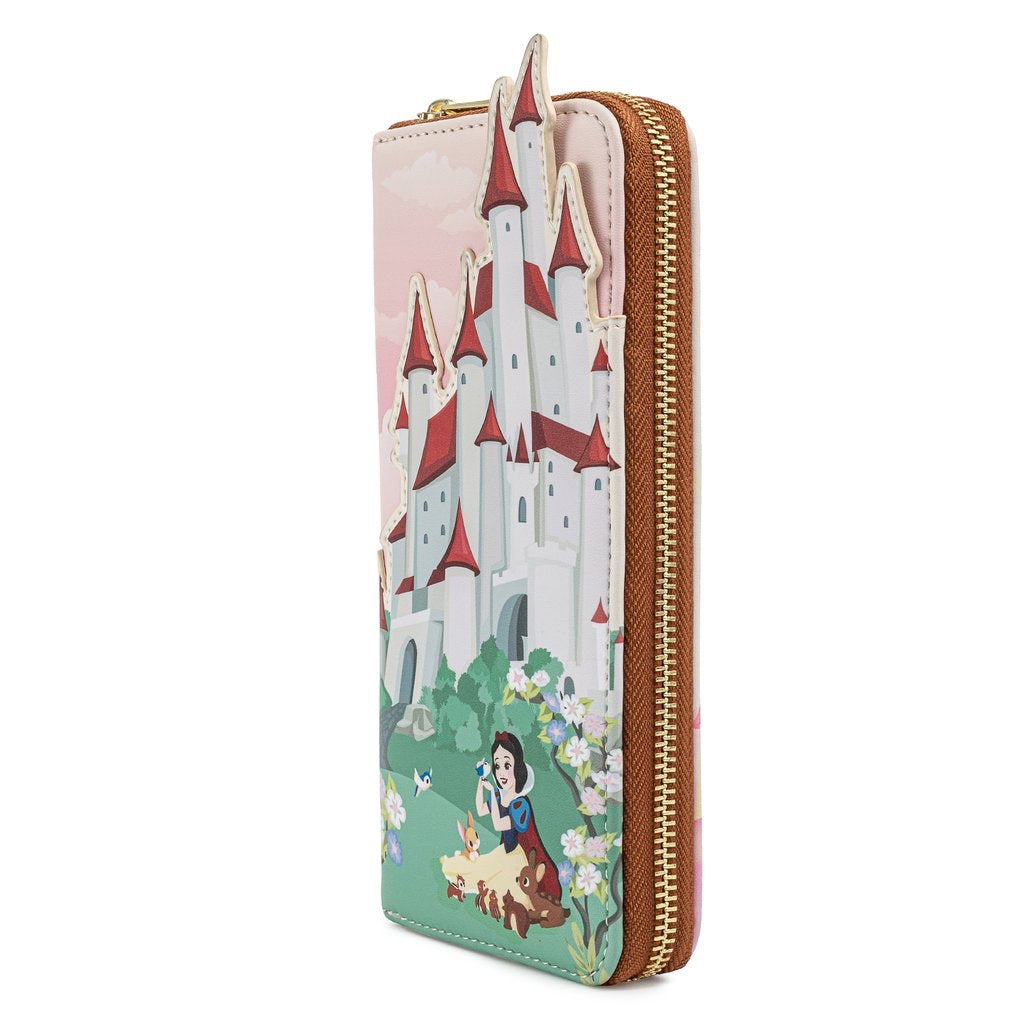 Loungefly Disney Snow White Castle Scene Zip Around Wallet-zoom-4