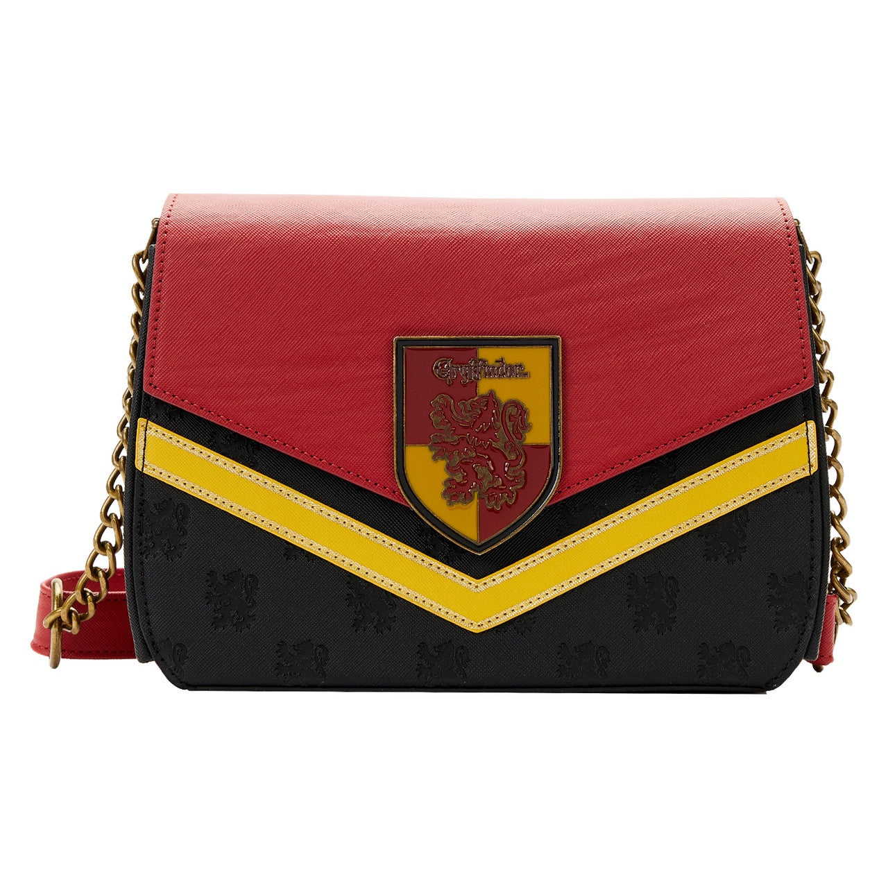 Loungefly Harry Potter Gryffindor Chain Strap Crossbody Purse-1