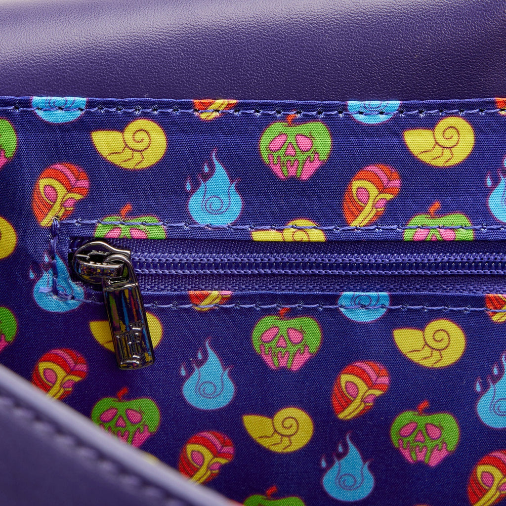 Loungefly Disney Villains in the Dark Chain Strap Crossbody Bag Purse