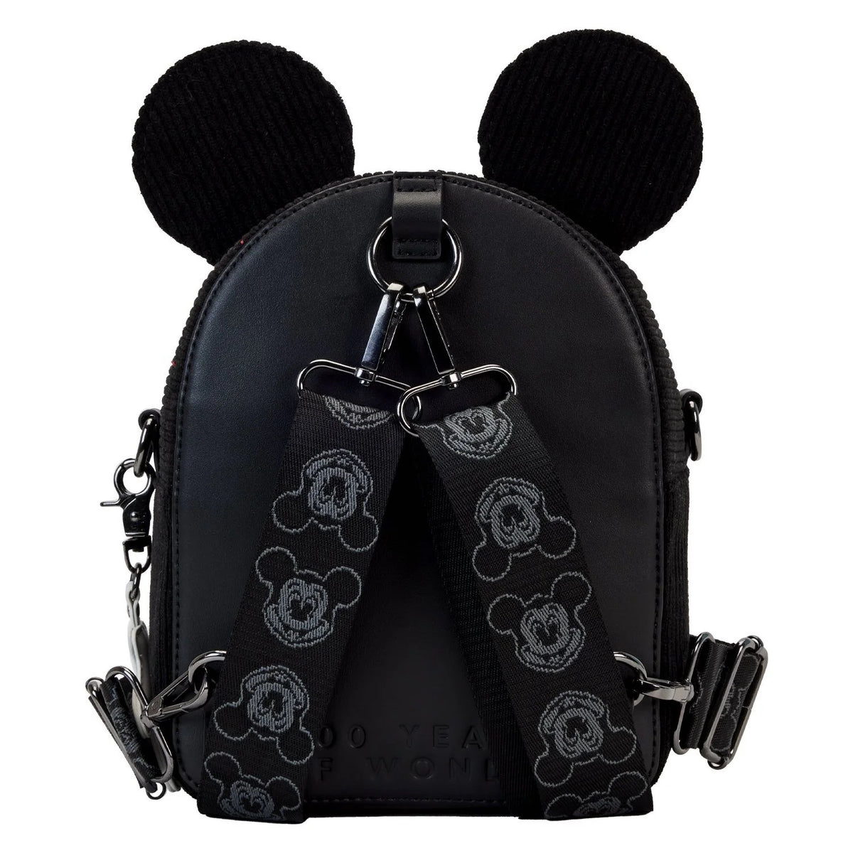 Loungefly Disney Mickey Mouse Convertible Crossbody Purse-3