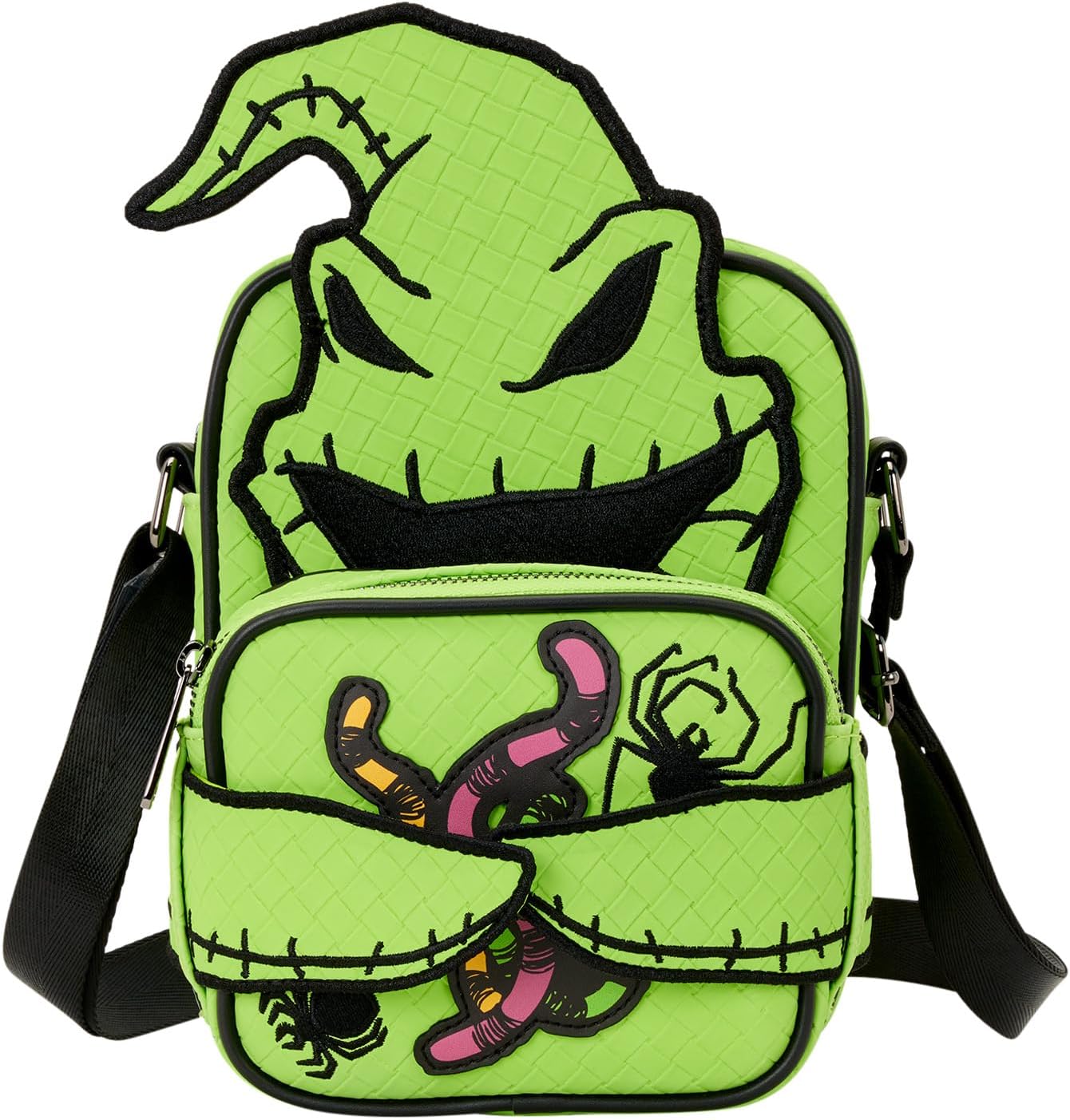 Loungefly Disney The Nightmare Before Christmas Oogie Boogie Glow Crossbuddies Cosplay Crossbody Bag with Coin Bag