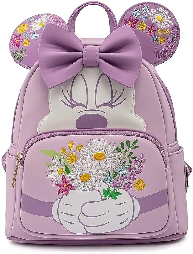 Loungefly Minnie Mouse Floral Mini Backpack