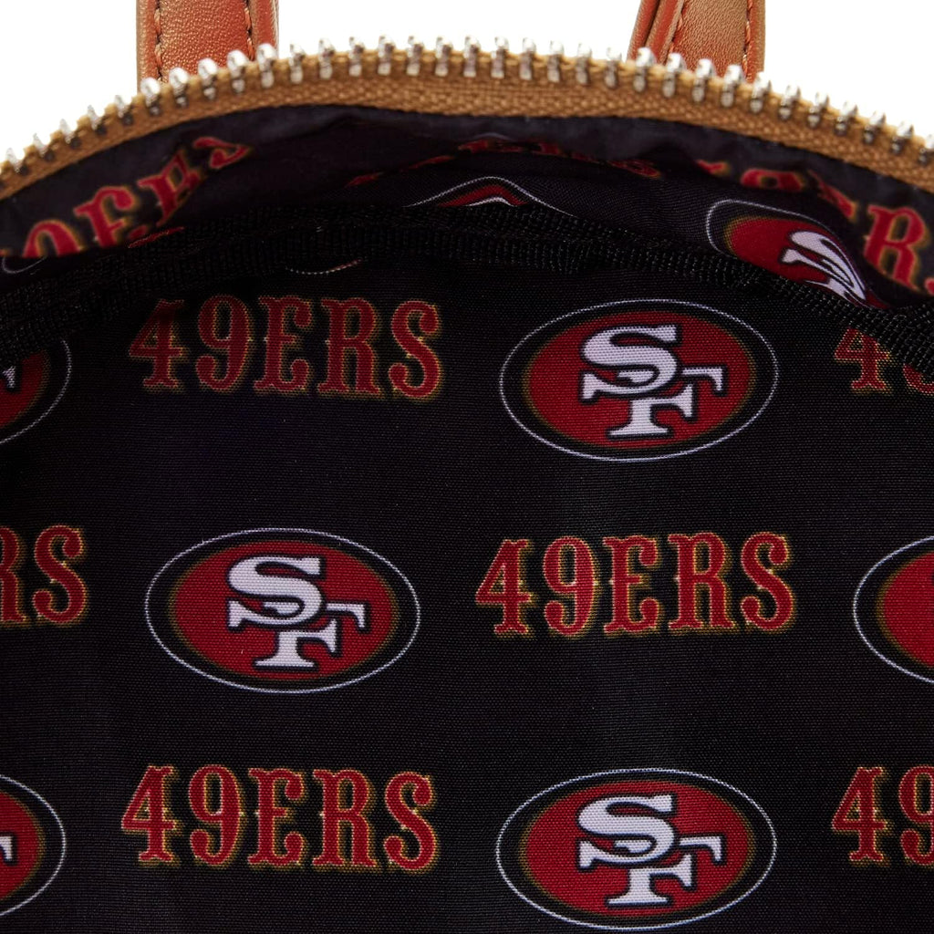 Loungefly NFL San Francisco 49ers Patches Mini Backpack