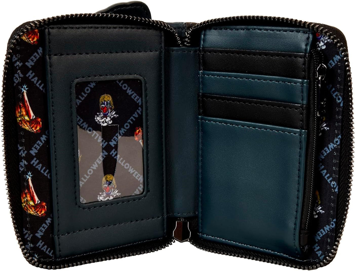 Loungefly Compass International Halloween Michael Myers Jack-O'-Lantern Glow Zip Around Wallet-zoom-4