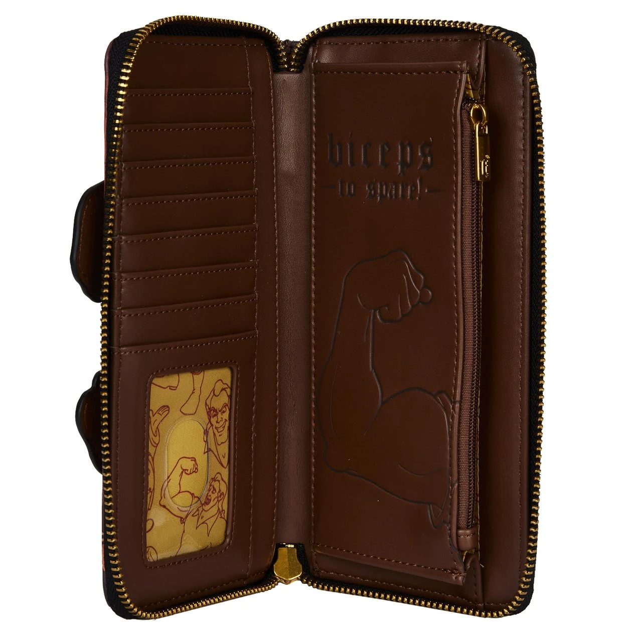 Loungefly Disney Beauty and the Beast Gaston Villains Scene Zip Around Wallet-zoom-2