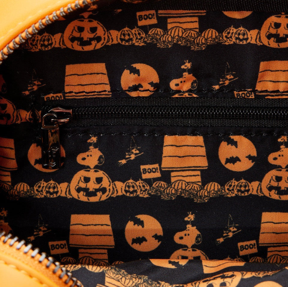 Loungefly Peanuts Great Pumpkin Snoopy Doghouse Crossbody Bag Purse-3