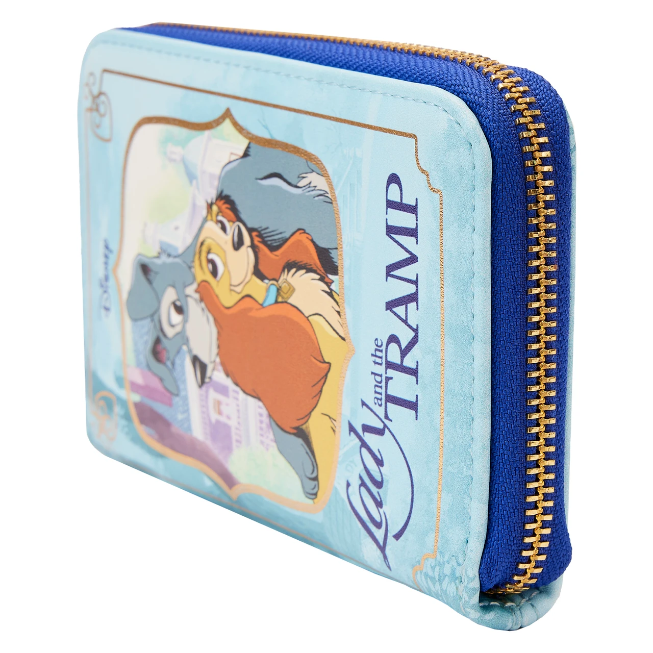 Loungefly Disney Lady and the Tramp Classic Book Zip Around Wallet