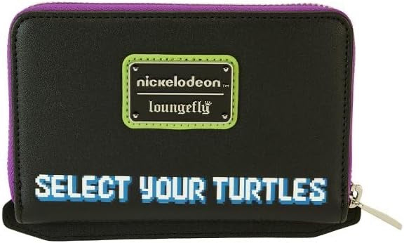Loungefly Nickelodeon TMNT 40th Anniversary Vintage Arcade Zip-Around Wallet-zoom-5