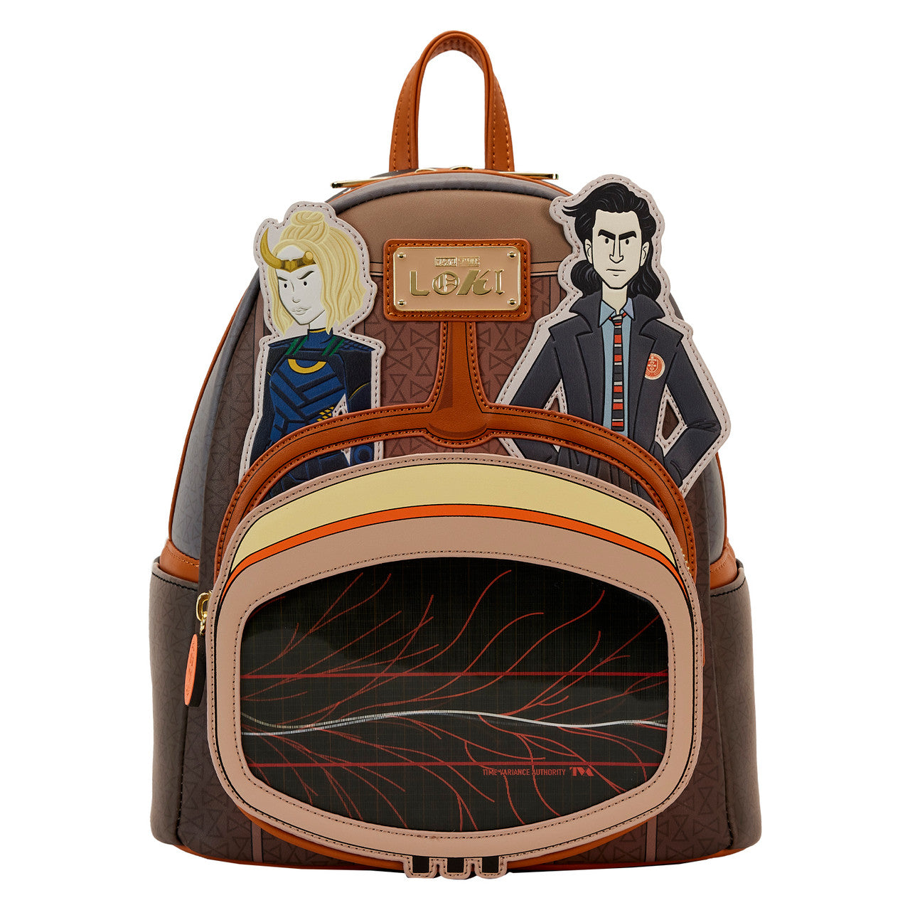 Loungefly Marvel Loki TVA Lenticular Multiverse Mini Backpack-zoom-1