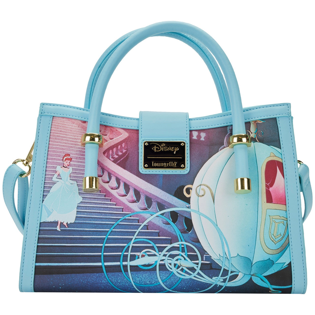 Loungefly Disney Cinderella Princess Scene Cross Body Bag-7