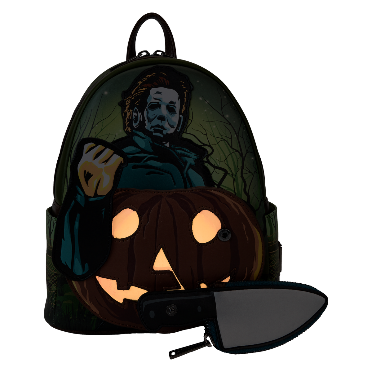 Loungefly Halloween Michael Myers Glow in the Dark Mini Backpack-6