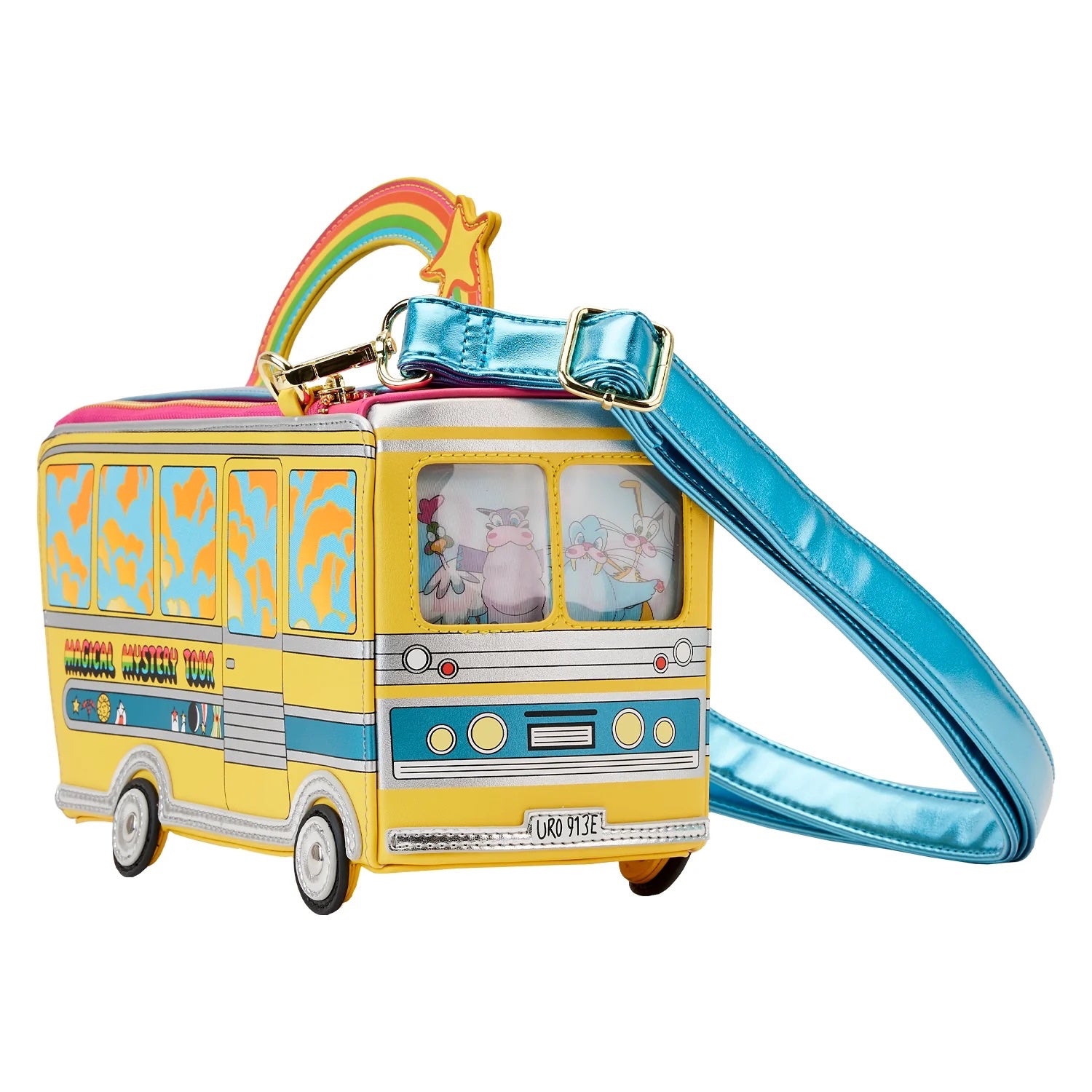 Loungefly The Beatles Magical Mystery Tour Bus Crossbody Bag