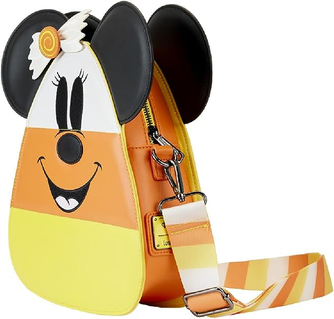 Loungefly Mickey & Minnie Candy Corn Crossbody Purse