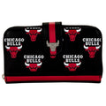 Loungefly NBA Chicago Bulls Logo Zip Around Wallet