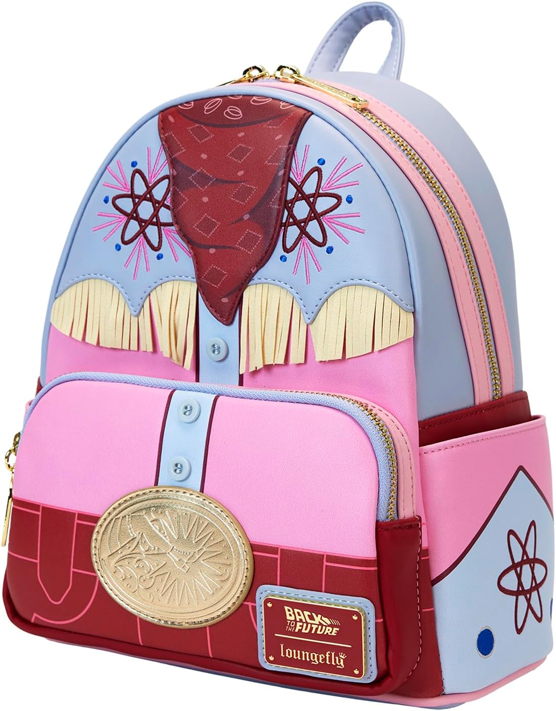 Loungefly Universal Back To The Future 40th Anniversary Marty McFly Western Cosplay Mini Backpack-2