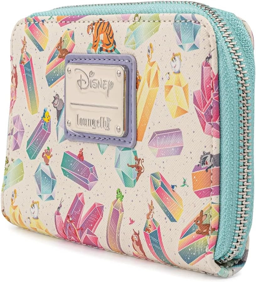 Loungefly Disney Sidekicks Crystal Zip-Around Wallet