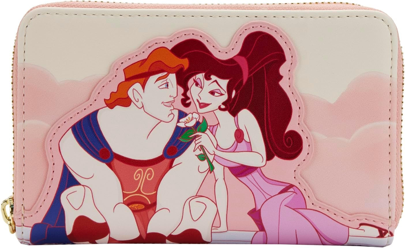 Loungefly Disney Hercules 25th Anniversary Meg & Herc Zip-Around Wallet