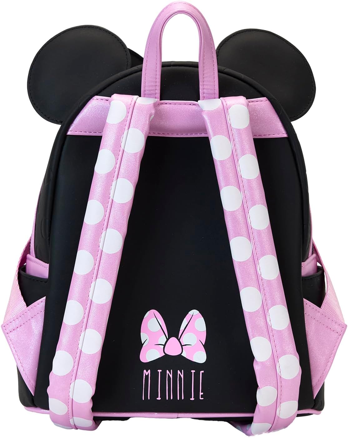 Loungefly Minnie Mouse Floral Rock The Dots Mini Backpack