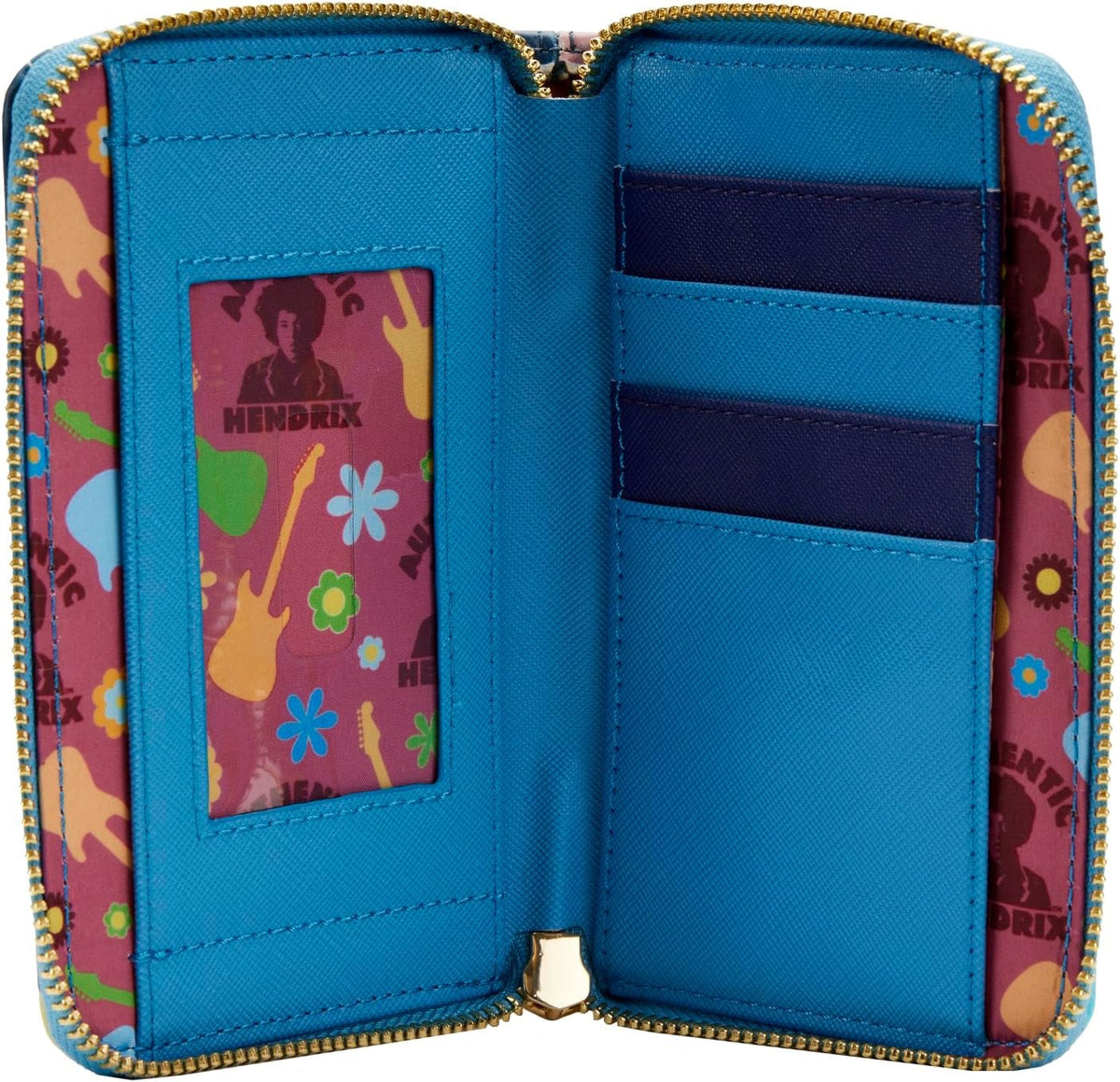 Loungefly Jimi Hendrix Psychedelic Landscape Zip-Around Wallet-2