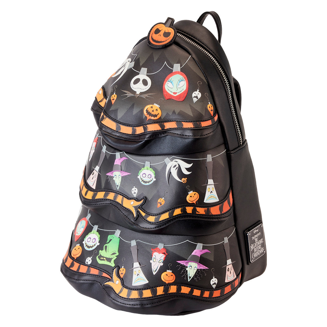 Loungefly The Nightmare Before Christmas Tree Glow-in-The-Dark Mini Backpack-5