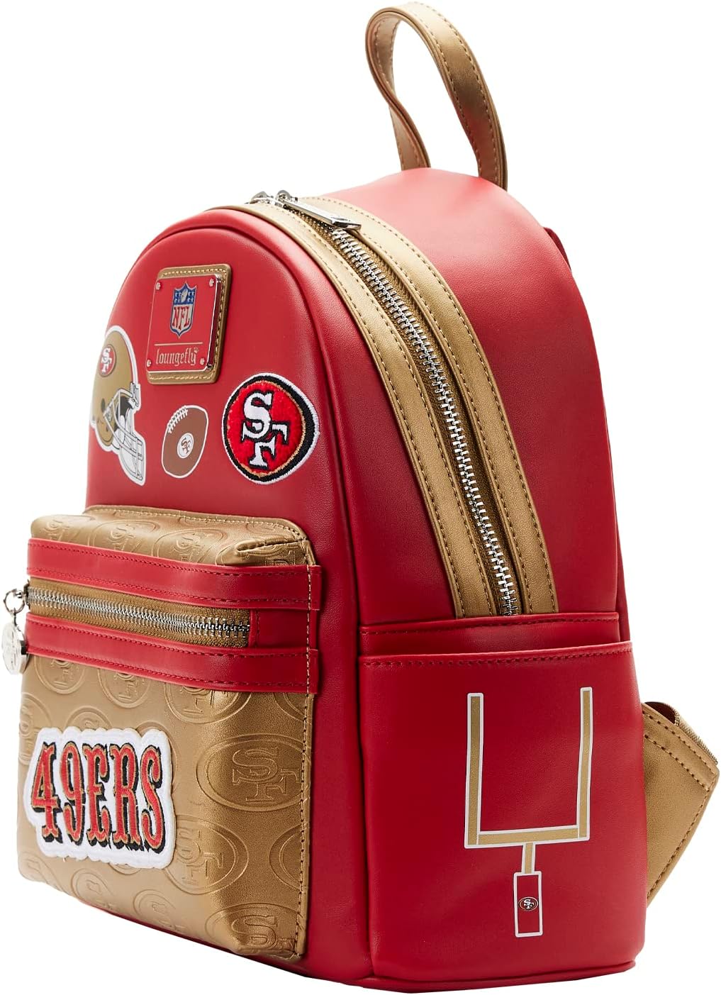 Loungefly NFL San Francisco 49ers Patches Mini Backpack