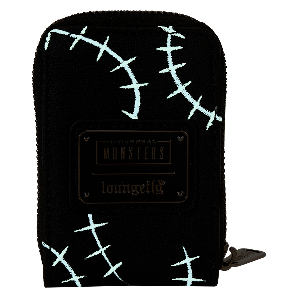 Loungefly Universal Monsters Bride of Frankenstein Neon Mask Accordion Wallet