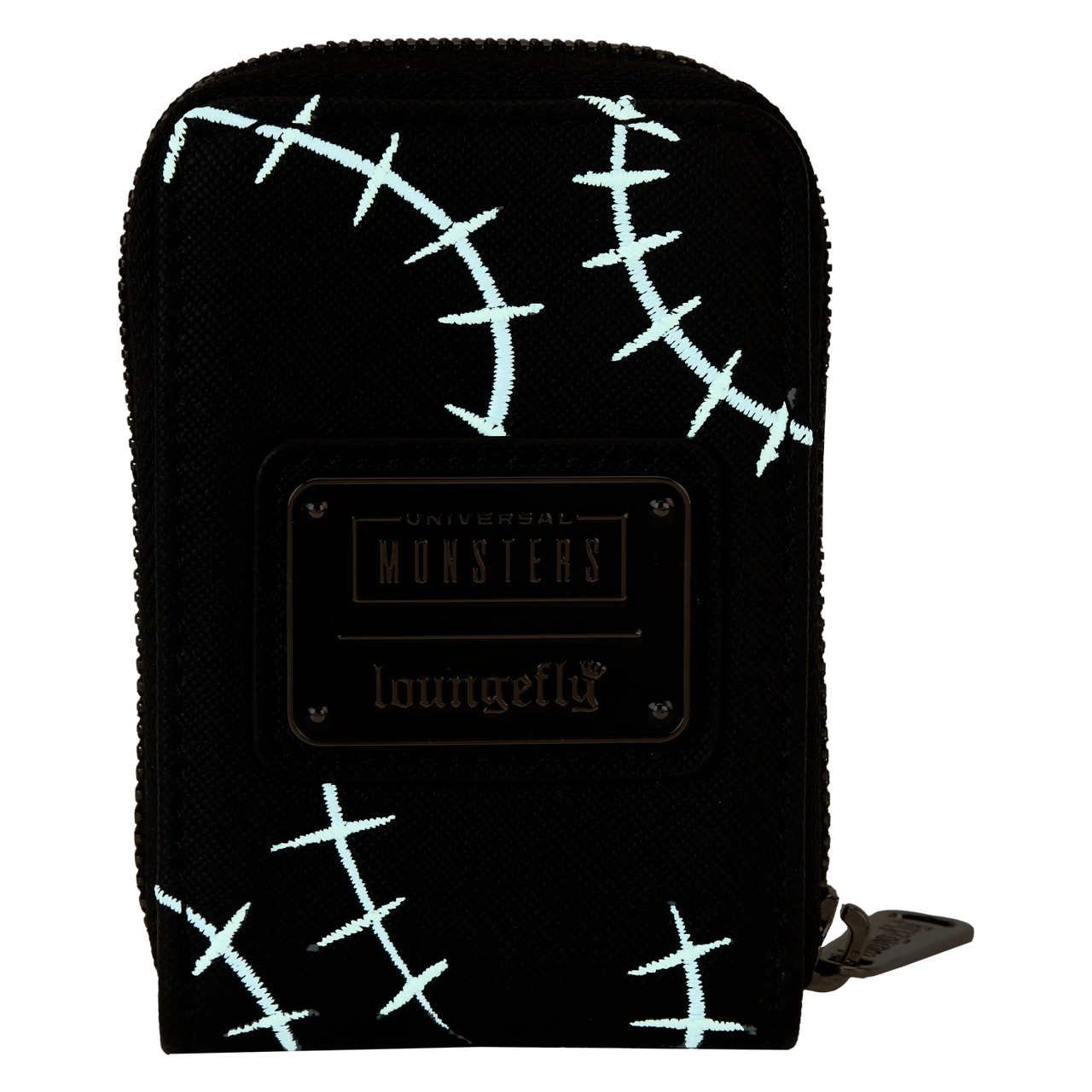 Loungefly Universal Monsters Bride of Frankenstein Neon Mask Accordion Wallet-2