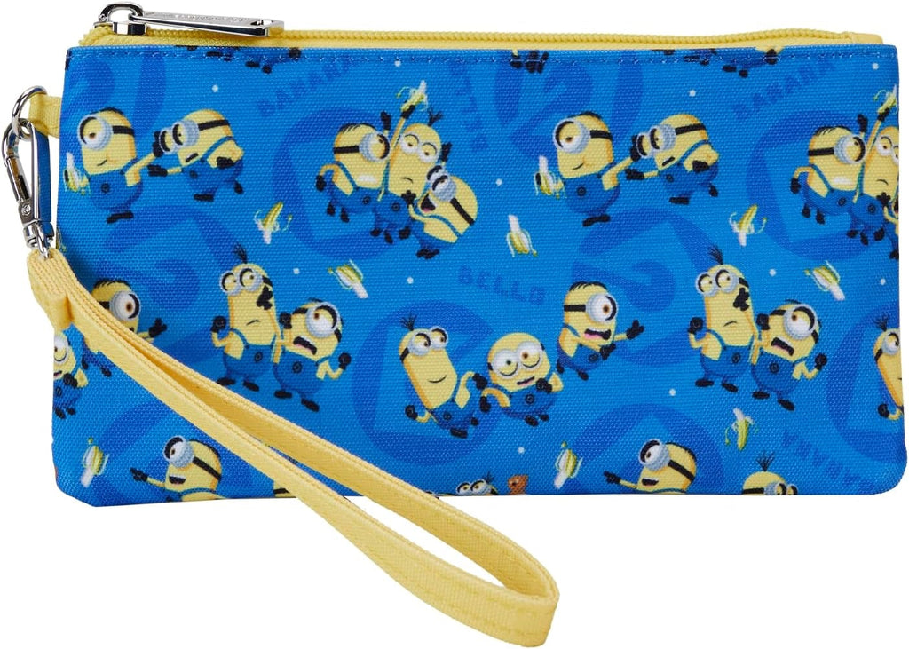 Loungefly Illumination Despicable Me Minion Nylon Wristlet Wallet