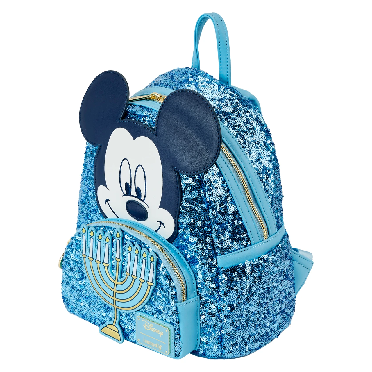 Loungefly Disney Mickey Happy Hanukkah Menorah Mini Backpack