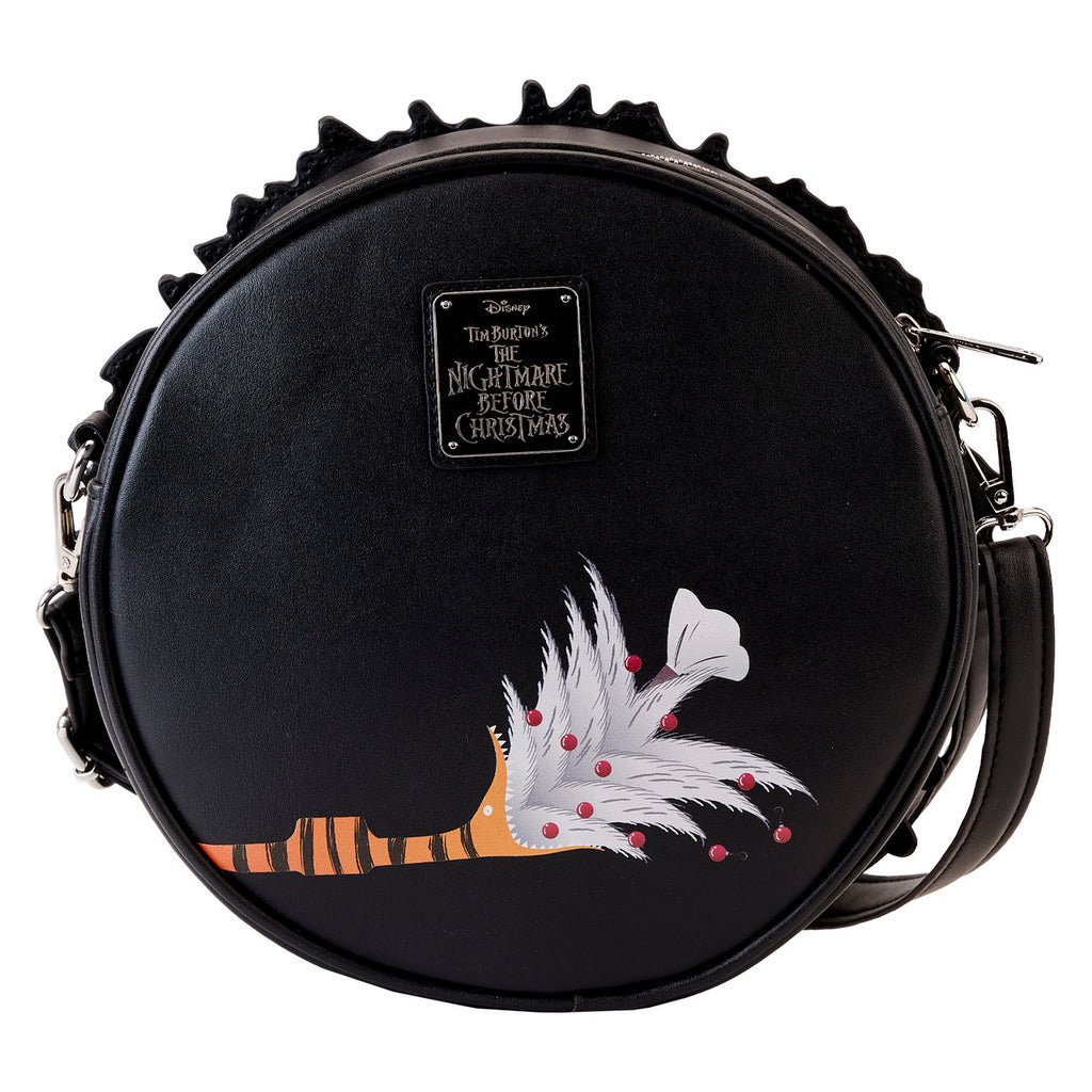Loungefly Nightmare Before Christmas Wreath String Lights Glow Crossbody Bag