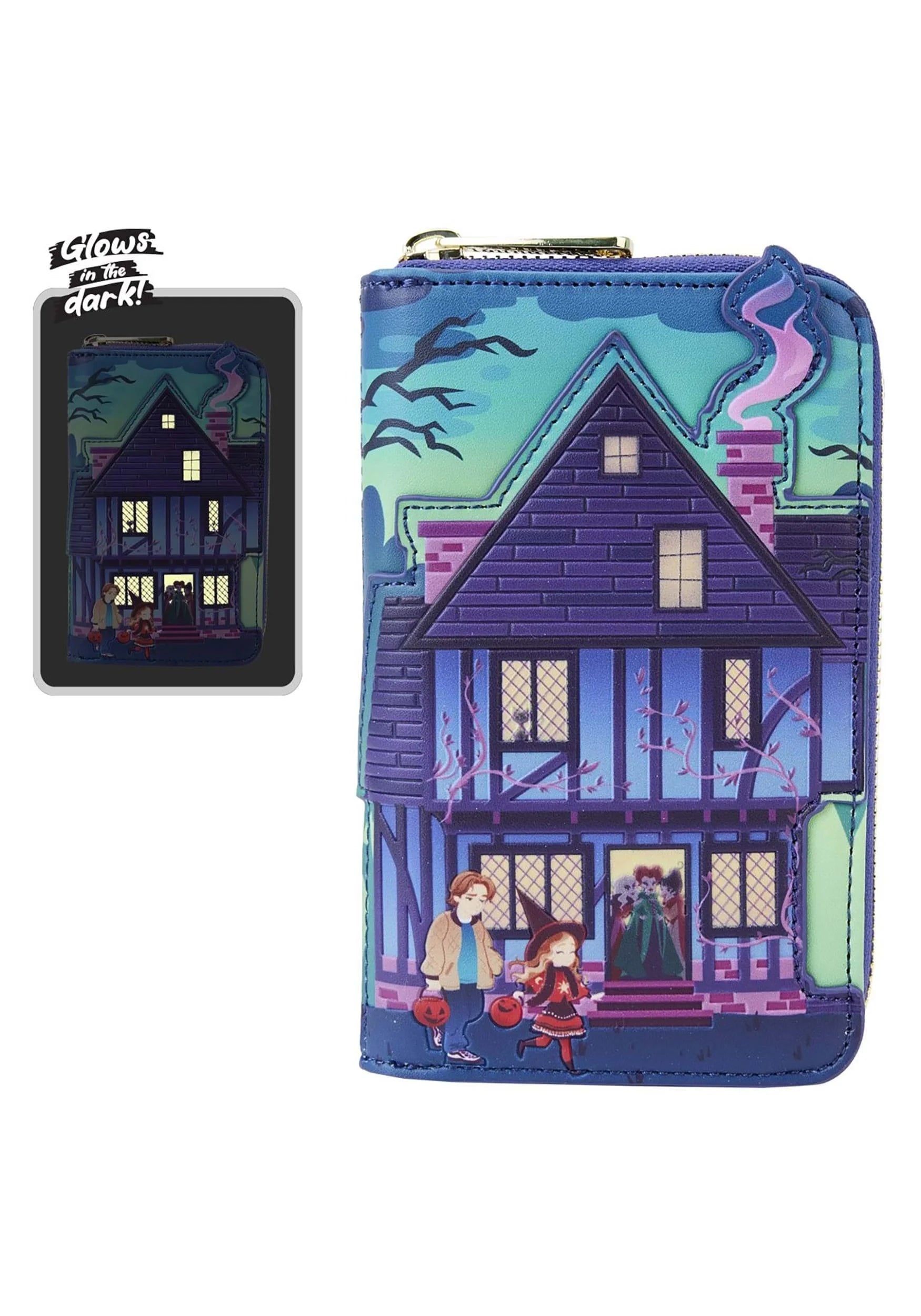 Loungefly Disney Hocus Pocus Sanderson Sisters House Zip-Around Wallet-3