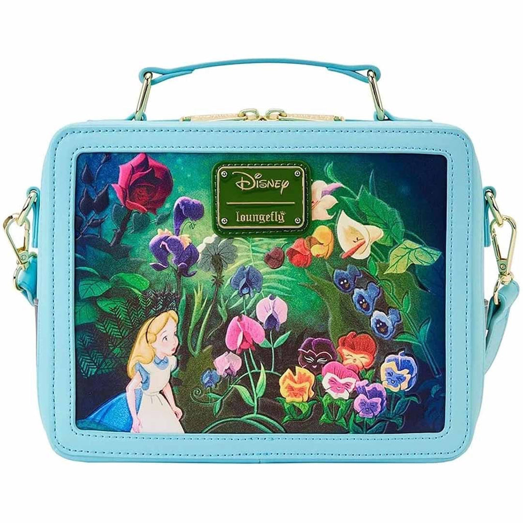 Loungefly Alice in Wonderland Classic Movie Lunch Box Crossbody Purse
